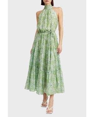 En Saison Laguna Maxi Halter Dress - Green
