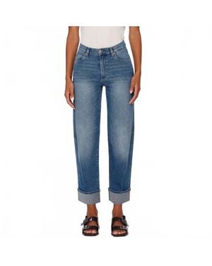 DL1961 Thea Boyfriend Relaxed Tapered Jean - Blue