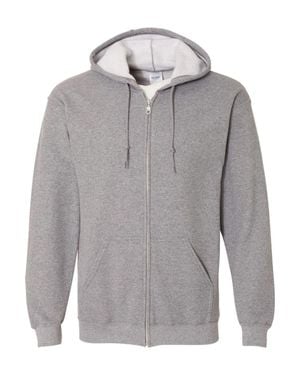 Gildan Heavy Blend Full-Zip Hooded Sweatshirt - Gray