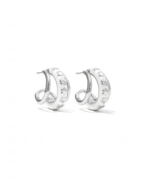 Kendra Scott Jane Huggie Earrings - White