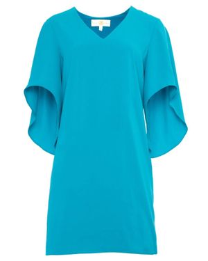 Anna Cate Meredith Short Sleeve Dress - Blue