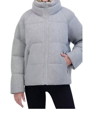 Tahari Puffer Jacket - Gray