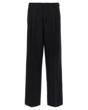 Cellar Door Virgin Wool Dress Pants - Black