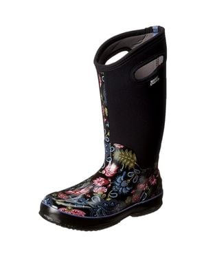Bogs Classic Winter Blooms Tall Multi 71532-009 - Black