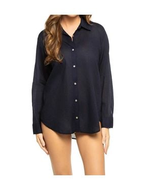 Sundry Oversized Destinations Shirt - Black