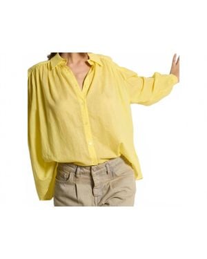 Suncoo Loca Button Top - Yellow