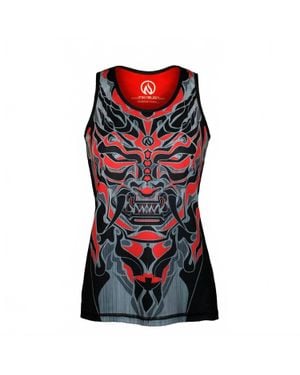 INKnBURN Oni Singlet - Red