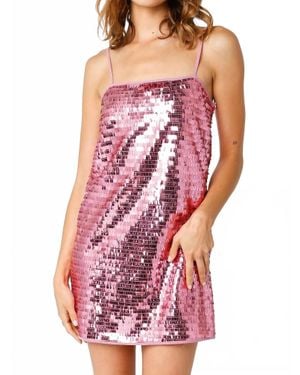 Olivaceous Rylee Mini Dress - Pink