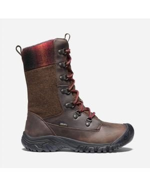 Keen Greta Tall Waterproof Boots - Brown