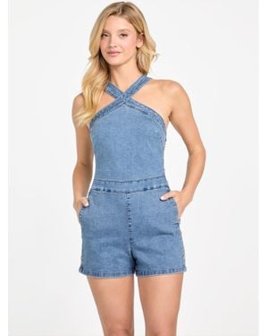 Guess Eco Anya Romper - Blue