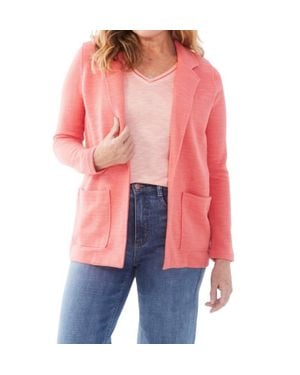 Fdj Textured Knit Blazer