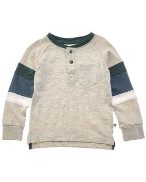 Sovereign Code Miles Henley T-Shirt - Blue
