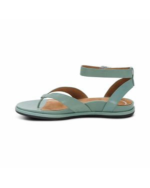 Aetrex Kendall Arch Support Thong Sandal - Green