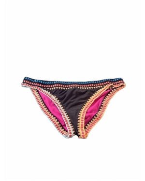 BarIII Be Weave It Cheeky Bikini Bottom - Pink
