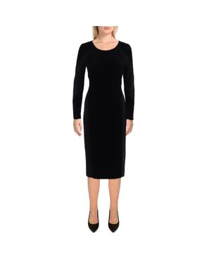 Donna Karan Embellished Shift Dress - Black