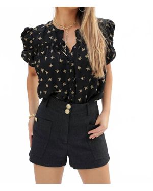 Bishop + Young Moon Light Mile Cavalli Short - Black
