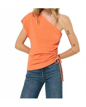 Nation Ltd Jaylen Asymmetrical Tee - Orange