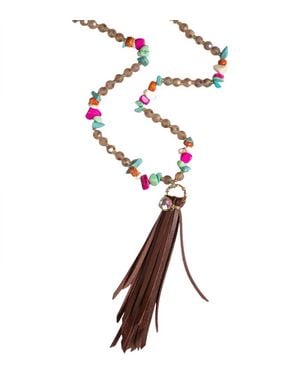 Southern Grace Western Tassel Necklace - Multicolor