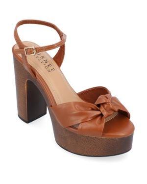 Journee Collection Tru Comfort Foam Lorrica Sandals - Brown