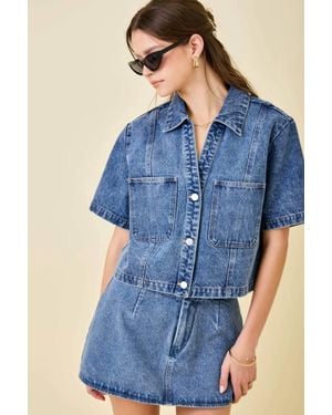 Day + Moon Dani Top - Blue