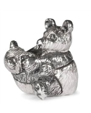 Trollbeads Panda Bead Charm - Gray
