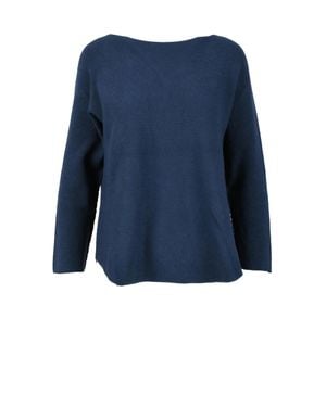 SPADALONGA Classic Crewneck Sweater - Blue