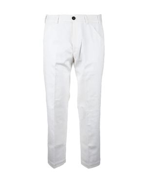 Ballantyne Tailored Pants With Classic Waistband - White