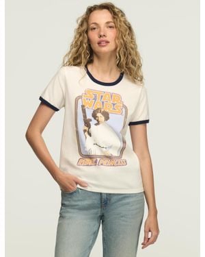 Lucky Brand Star Wars Rebel Princess Classic Crew - Natural