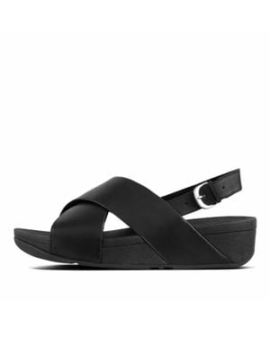 Fitflop Lulu Cross Back-Strap Sandal - Black
