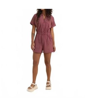 Roark Rapids Romper - Red