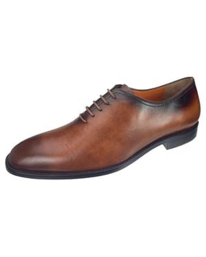 Peter Huber Revival Plain Toe Oxford Shoes - Brown