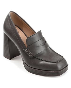 Journee Collection Collection Ezzey Pump - Gray