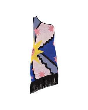 ANNAISS YUCRA Sunny Star Dress - Blue