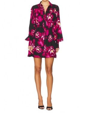 Aje. Lover Gauze Mini Dress - Red