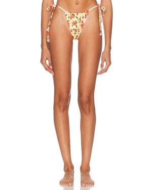 La Porte Kourtney Tie Side Bikini Bottom - Orange