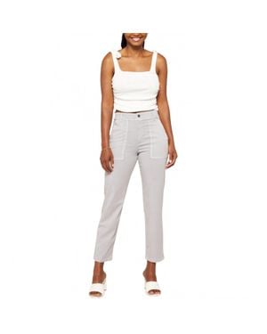 Bella Dahl James Patch Pocket Trouser - Gray