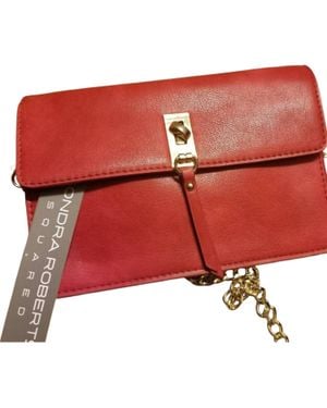 Sondra Roberts Clasp Crossbody Bag - Red