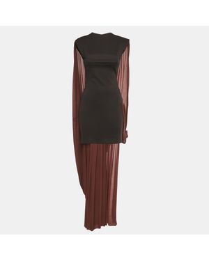C.dam C. Dam/ Jersey Draped Maxi Dress - Brown