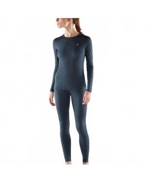 Fjallraven Bergtagen Thinwool Long Johns Leggings - Blue