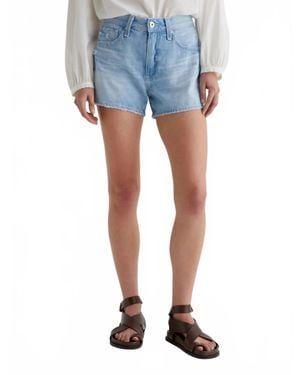 AG Jeans Halle High Rise Shorts - Blue