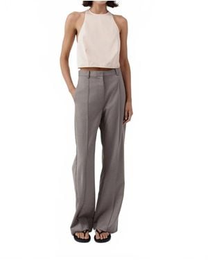 St. Agni Oupa Pintuck Pants - Gray