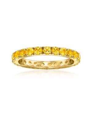 Ross-Simons Citrine Eternity Band - Yellow