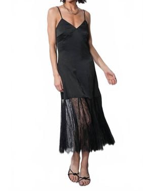 Greylin Freya Slip Dress - Black