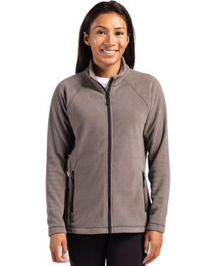 Clique Powder Fleece Full Zip Jacket - Gray