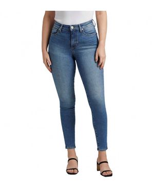 Jag Forever Stretch Fit High Rise Pull On Skinny Jean - Blue