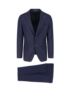 Tagliatore Tailored Blazer And Pants Suit - Blue