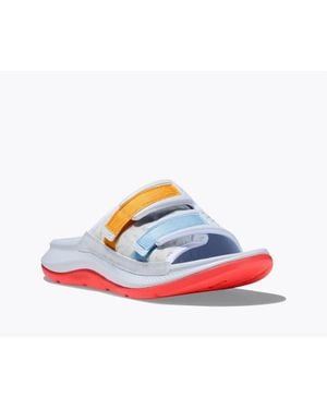 Hoka One One Ora Luxe Recovery Adjustable Slide - Blue