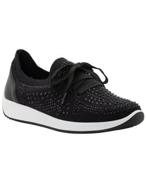 Ara Lisbon Lace Sneaker - Black
