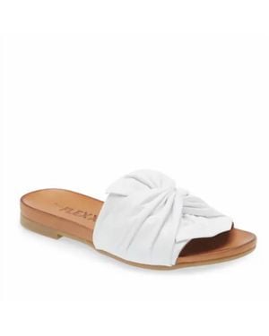 The Flexx Knotty Sandal - White