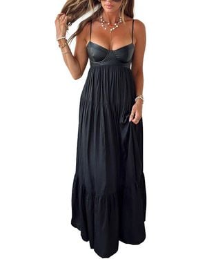 CHARLOTTE GREEN Maxi Dress - Blue